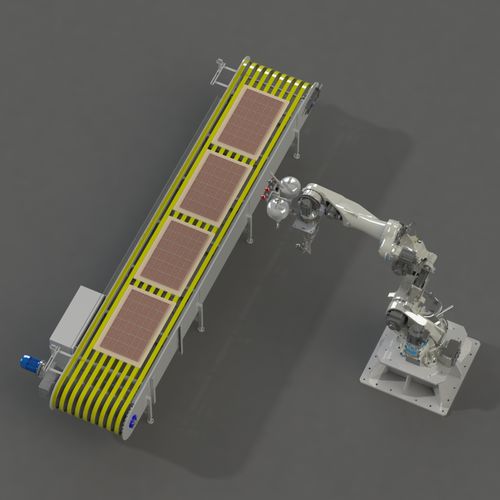 Dosierungs-Roboterzelle - RD - GD01 - Whitech srl - zum Füllen / für Verbundwerkstoffe