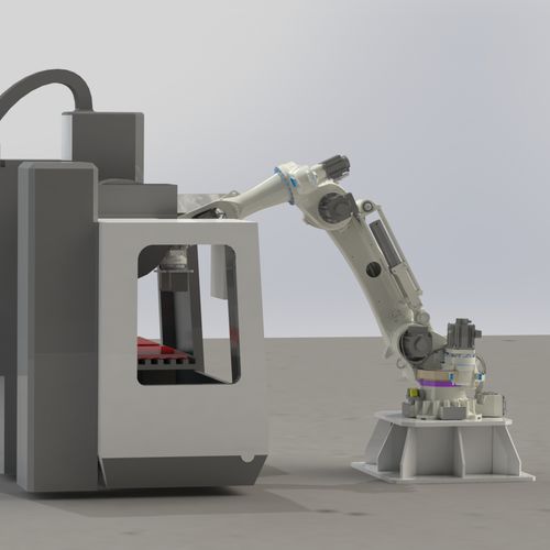 Roboterzelle für Werkzeugmaschinen - RD - MF01 - Whitech srl