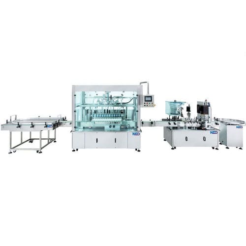 Lineare Abfüll- und Verschließanlage - FP-5600 - NEOSTARPACK Co., Ltd. - für Flaschen / für Flüssigkeiten / für Kosmetik