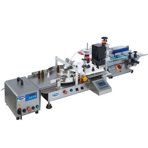 Halbautomatische Abfüll- und Etikettiermaschine - FG-120 - NEOSTARPACK Co., Ltd. - für Pflanzenschutzmittel / für die Pharmaindustrie / für Flüssigkeiten