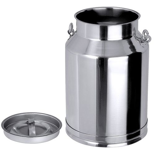 Edelstahl-Kanister - COT-30320 series - NOVETAL - kreisförmig / mit Griffen / für Milch