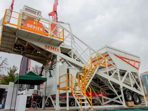 Mobile Betonmischanlage - MOBILE 60 - Semix Concrete Batching Plants