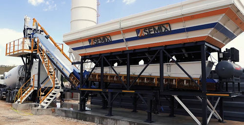 Mobile Betonmischanlage - 60 S4 - Semix Concrete Batching Plants