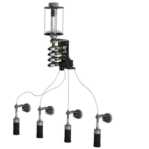 Pneumatisches Schmiersystem - DPV-25/100 - Schmiertechnikwerk - STW - Öl / Minimalmengen / Mehrpunkt