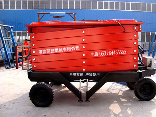 Scherenarbeitsbühne auf Rädern - a11001 - Jinan Juxin Machinery Co., Ltd. - Innen- und Außenbereich / Offroader / für Industrieanwendungen