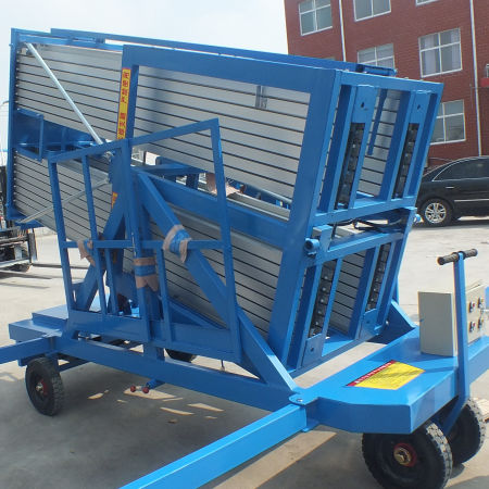 Hubmastbühne auf Rädern - a0216 - Jinan Juxin Machinery Co., Ltd. - elektrisch / für den Innenbereich / für Industrieanwendungen