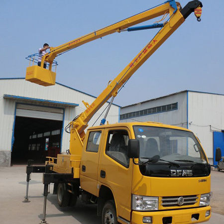 LKW-montierte Gelenkarbeitsbühne - a002 - Jinan Juxin Machinery Co., Ltd. - für Baustelle / Offroader / für Industrieanwendungen