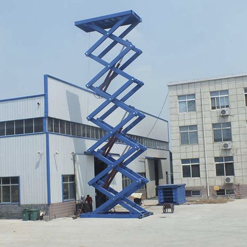 Festinstallierte Scherenarbeitsbühne - a0022 - Jinan Juxin Machinery Co., Ltd. - hydraulisch / für Baustelle / für Industrieanwendungen