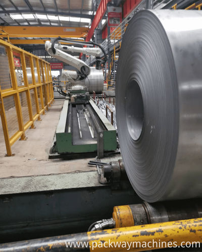 Automatische Umreifungsmaschine - Shenzhen Packway Technology Development Co., LTD - für Stahlrollen / Positionierung / für Metall