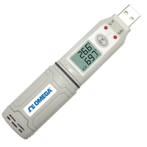 Datenlogger / Feuchtigkeit und Temperatur - OM-HL-SP series - OMEGA - Energie / USB / mit LCD-Display