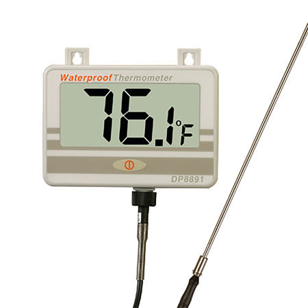 Thermometer mit Thermistor - DP8891 - OMEGA - Fühler / mit LCD-Display / °C