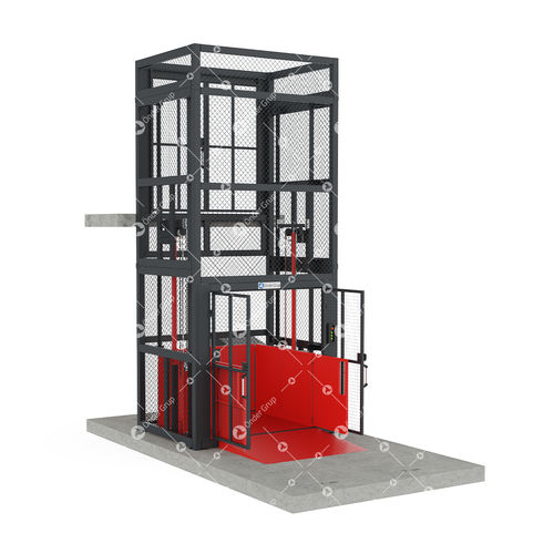 Elektrischer Lastenaufzug - DHYA.2 - ONDER GRUP MAKİNE - hydraulisch / Säulen
