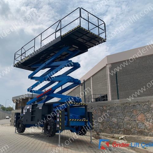 Mobile Scherenarbeitsbühne - MDP-RT series - ONDER GRUP MAKİNE - Diesel / für schwierige Gelände