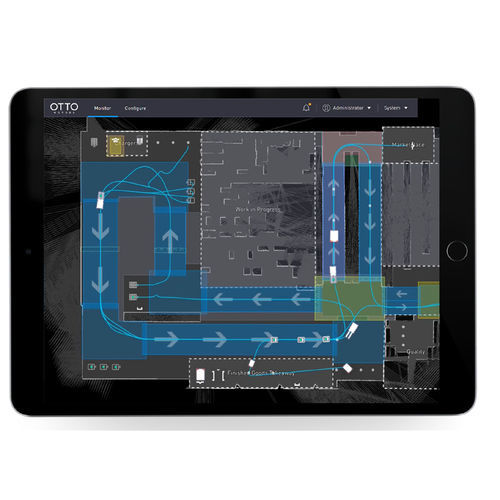 Flottenmanagement-Software - OTTO Fleet Manager - OTTO Motors - für autonome mobile Roboter