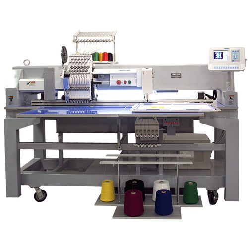 Mehrkopfstickmaschine - HMC-6/12  - Highland Embroidery Machines - Einkopf / 12 Nadeln / computergestützt