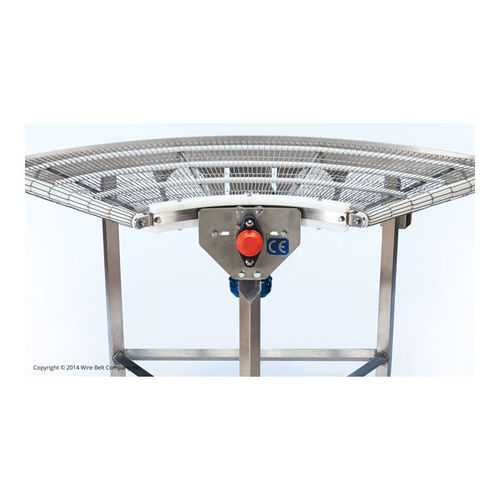 Gebogener Förderer - Flex-Turn&reg; - Wire Belt Company Osterloh GmbH - Stahlband / elektrisch