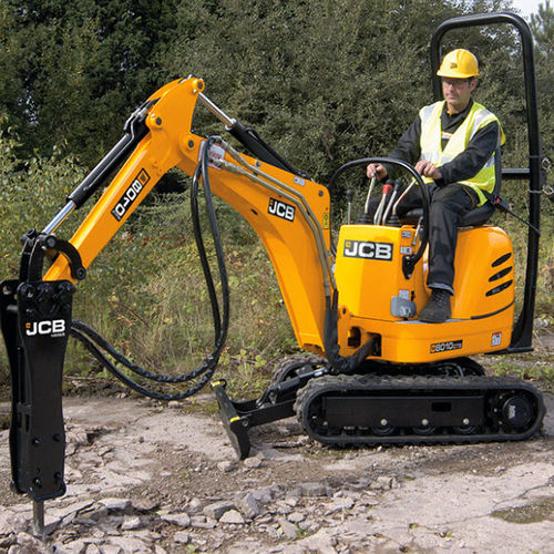 Mikrobagger - 8010 CTS - JCB - auf Raupen / Diesel / für Baustellen