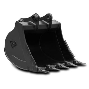 Trapezschaufel - JCB - für Hydraulikbagger / für Baggerlader / mit 6 Zähnen