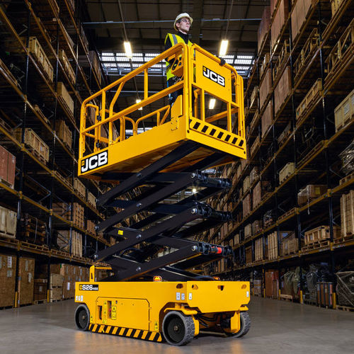 Mobile Scherenarbeitsbühne - S2646E - JCB - auf Rädern / mit Eigenantrieb / elektrisch
