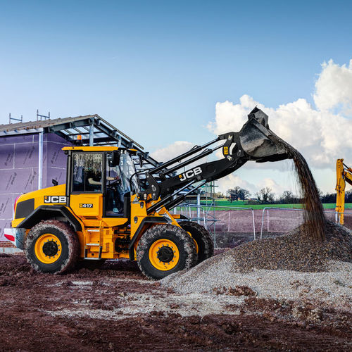 Radlader - 417 - JCB - mit Gelenk / für Außenbereich / für Baustelle