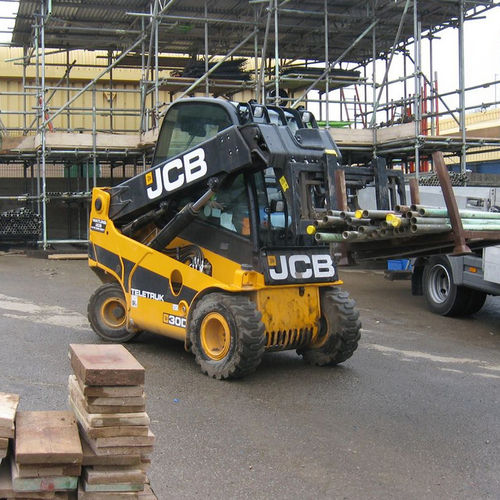 Dieselbetriebener Teleskoplader - 30D - JCB - mit großer Reichweite / kompakt / für Containertransport