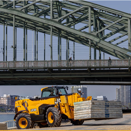 Dieselbetriebener Teleskoplader - 540-170 - JCB - mit großer Reichweite / mit kleinem Wendekreis / kompakt