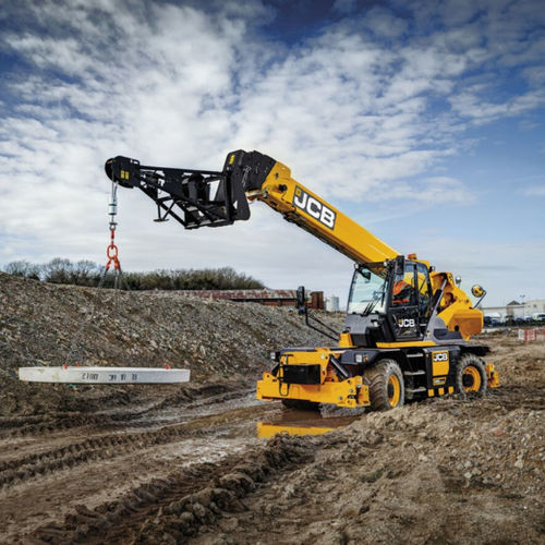 Dieselbetriebener Teleskoplader - 558R PRO - JCB - rotierend / mit großer Reichweite / ergonomisch