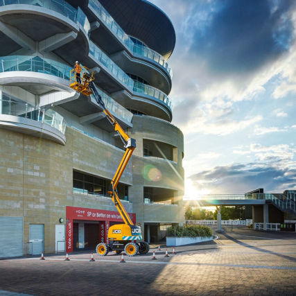 Mobile Gelenkarbeitsbühne - A45E - JCB - auf Rädern / auf Reifen / mit Eigenantrieb