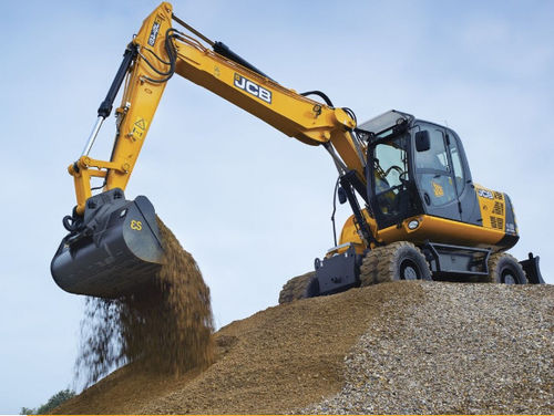 Mittelgroßer Bagger - JS145W - JCB - Rad / Tier 4 Final / Diesel
