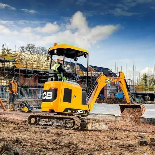 Minibagger - 18Z-1 - JCB - auf Raupen / Diesel / für Baustellen