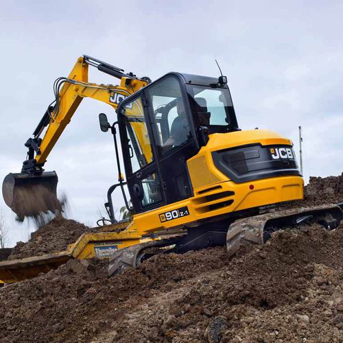 Minibagger - 90Z-2 - JCB - mittlere Größe / auf Raupen / Diesel