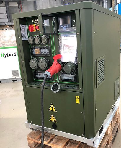 Hybrides Stromaggregat - MobilHybrid MH12 - MobilHybrid by PV4Life GmbH - batteriebetrieben / dreiphasig / Container