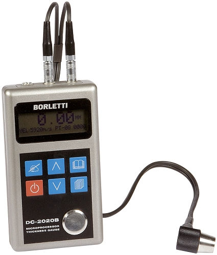 Metall-Dickenmessgerät - DC2000C - Borletti - für NE-Werkstoffe / tragbar / Ultraschall