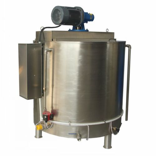 Speicherbecken - BWG series  - Gusu Food Processing Machinery Suzhou Co., Ltd. - Aufschmelz für Schokolade / Edelstahl / zylinderförmig