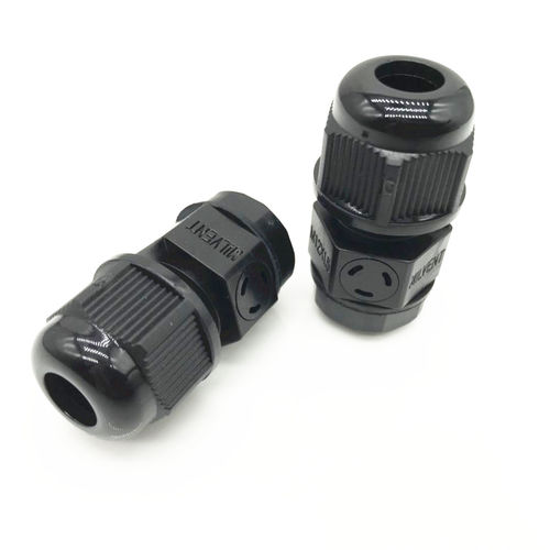 Kunststoff-Kabelverschraubung - MIV-CA12B - Shenzhen Milvent Technology Co.,Ltd - IP68 / gerade / Gewinde