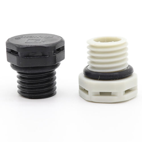 Sechskantstopfen - MIV-12B - Shenzhen Milvent Technology Co.,Ltd - Gewinde / Kunststoff / Entlüftung