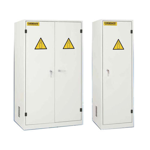 Lagerschrank - BBASIC60, BBASIC120 series - Chemisafe - bodenstehend / doppeltürig / mit 1 Tür