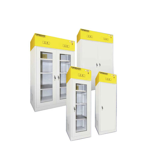Lagerschrank - CS106H, CS103H, CS106GH, CS103GH - Chemisafe - bodenstehend / doppeltürig / Fachböden