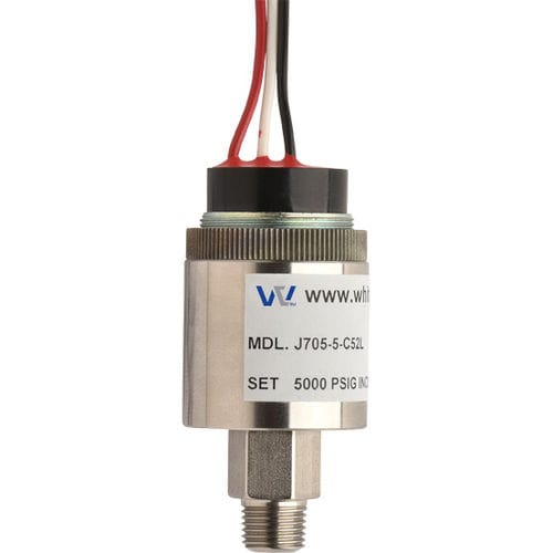 Kolbendruckschalter - J705 High Pressure High Set Point Switch - Whitman Controls Corporation - Blankdraht / Gewinde / für Gas