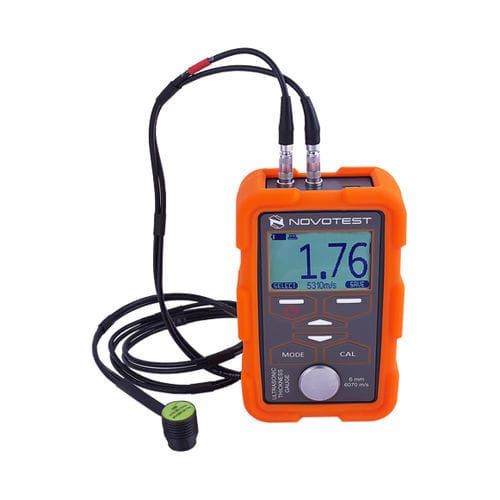 Ultraschall-Dickenmessgerät - UT-1M - Novatest - mit Digitalanzeige / mit manueller Kalibrierung / CND