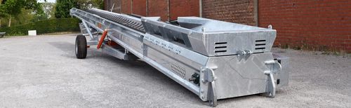Förderer für Baustellen - SAUTEC - Band / für Schüttgut / für Beton