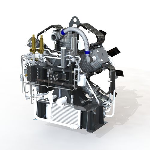 Kolbenkompressor - CN4xx-x series - L & M Compressor - Erdgas / CNG / mit Elektromotor