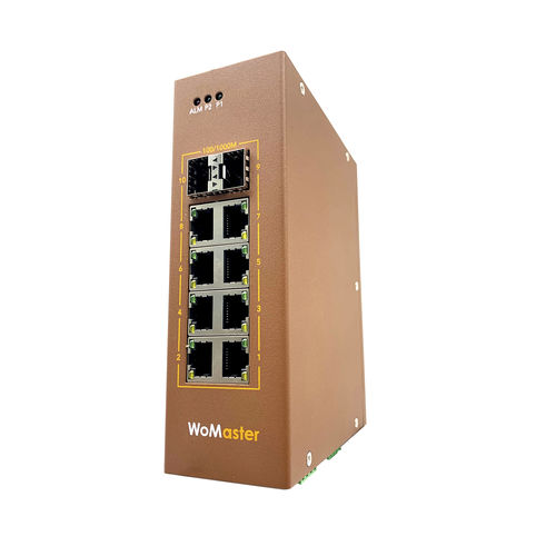 Robuster Ethernet-Switch - DS410L series - WoMaster - managed / 10 Ports / Netzwerkschicht 2