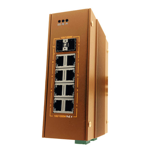 Ethernet-Switch / PoE - DP410L-LV - WoMaster - managed / 10 Ports / Netzwerkschicht 2