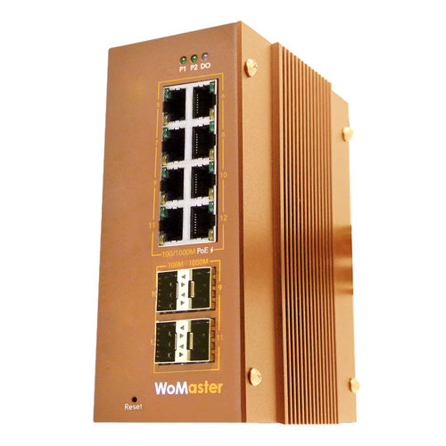 Ethernet-Switch / managed - DP612 - WoMaster - 12 Ports / Gigabit / Netzwerkschicht 3