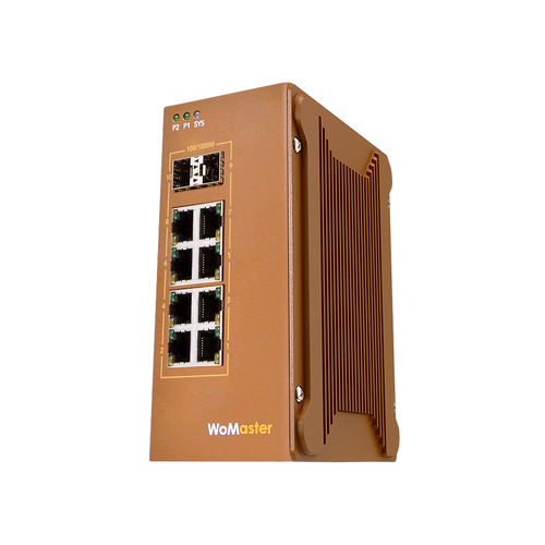 Ethernet-Switch / managed - DS610 - WoMaster - 8 Ports / Gigabit / Netzwerkschicht 3