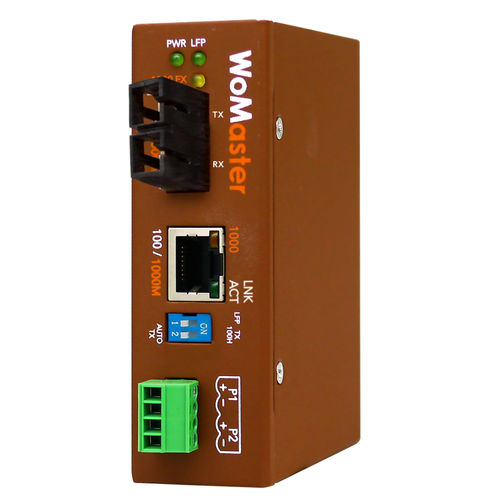 Kommunikationswandler - DS201F - WoMaster - Medien / Signal / Ethernet Media