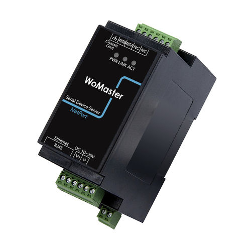 Ethernet-Geräteserver - NPS5130A - WoMaster - RS-485 / LAN / Modbus RTU