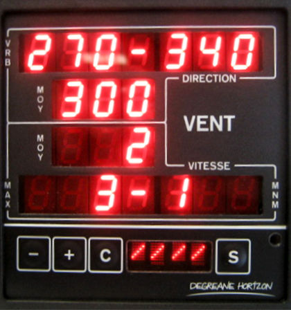 Temperaturanzeiger - INT300 - DEGREANE HORIZON - Luftfeuchtigkeit / Druck / Windgeschwindigkeit