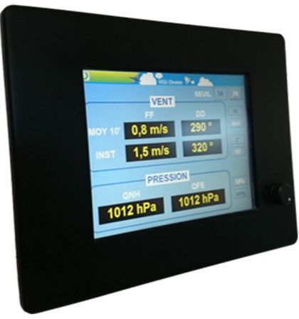 Anzeigeterminal - VISUCHROME  - DEGREANE HORIZON - mit Touchscreen / wandmontiert / kompakt
